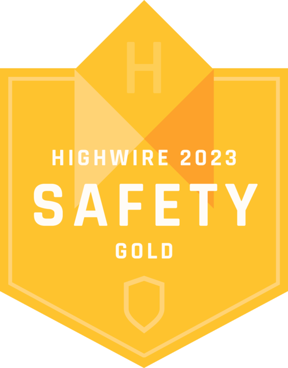 Infralogix is recognized by Highwire for its Excellent Safety Record – Wins the Gold Safety Award in the Highwire Safety Assessment Program